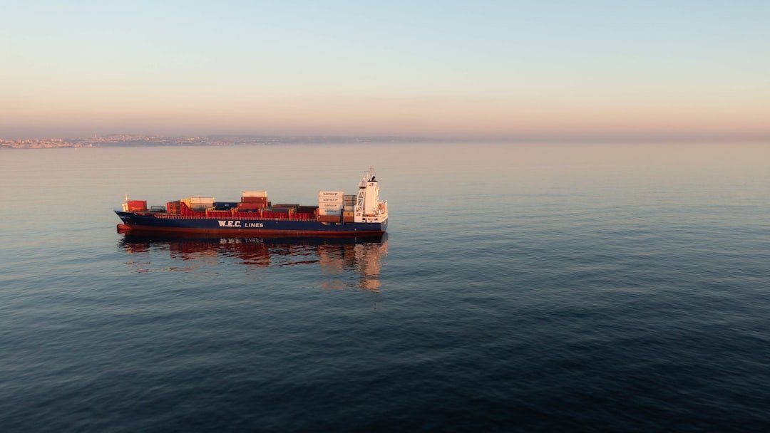 Illustrative vessel at sea; not the Oruç Reis research ship